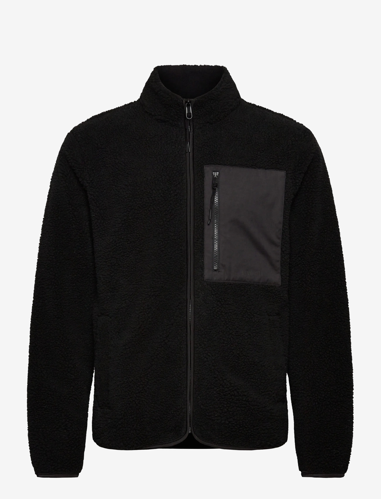 Revolution - Pocket Teddy Jacket - teddy sweaters - black - 0