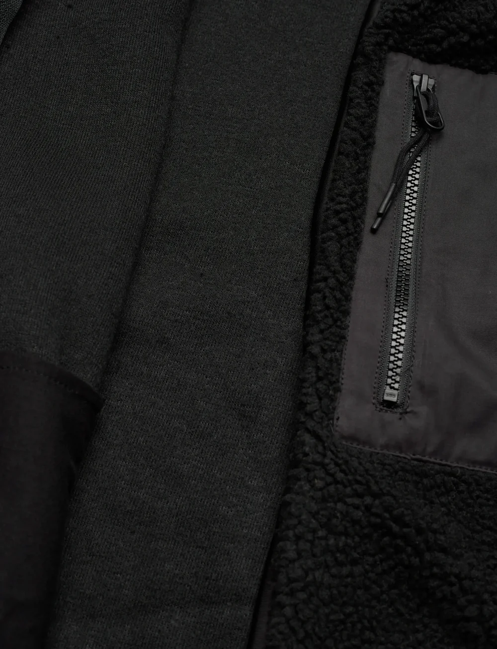 Revolution - Pocket Teddy Jacket - teddytröjor - black - 4