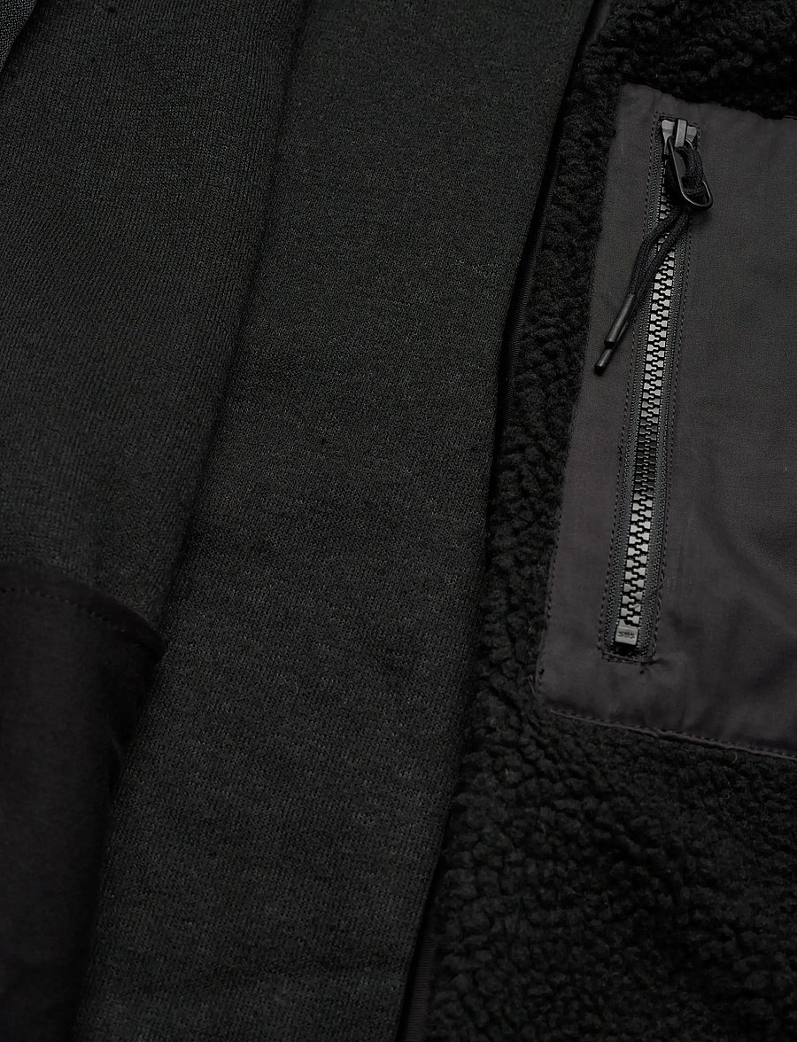 Revolution - Pocket Teddy Jacket - teddytröjor - black - 4