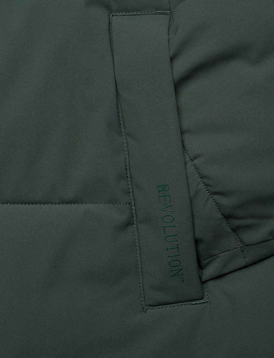 Revolution - Raglan Puffer - voodriga joped - darkgreen - 3