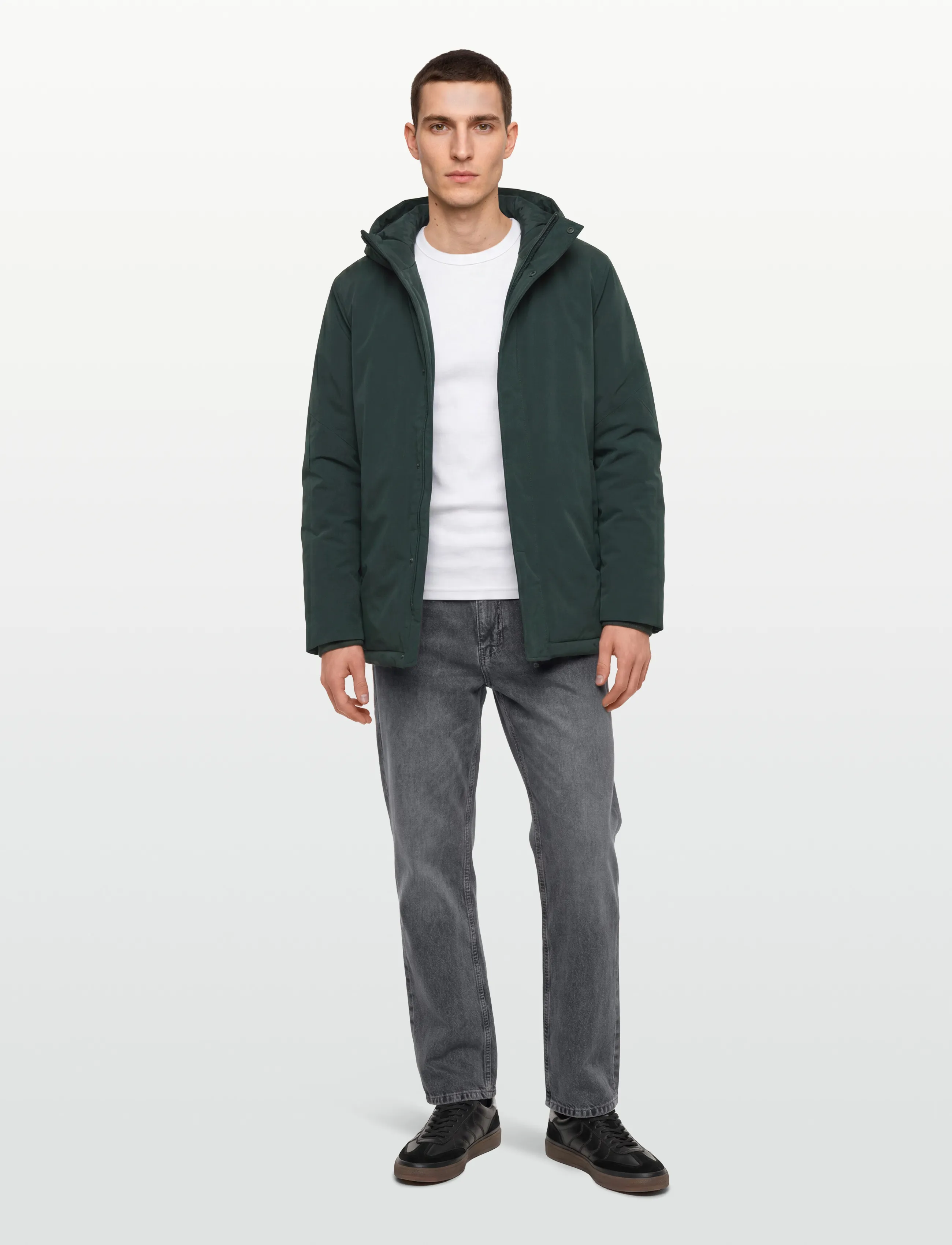 Revolution Padded City Puffer, L, Jackets, Grün - Männerswear