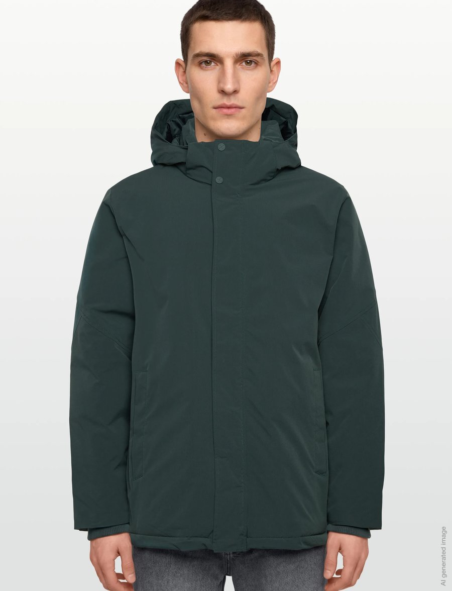 Revolution - Padded City Puffer - daunenjacken - darkgreen - 3