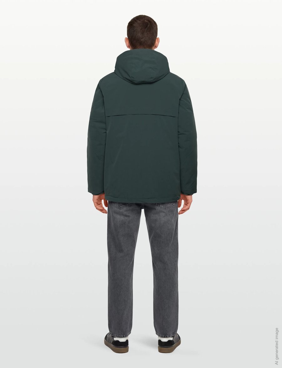 Revolution - Padded City Puffer - daunenjacken - darkgreen - 4