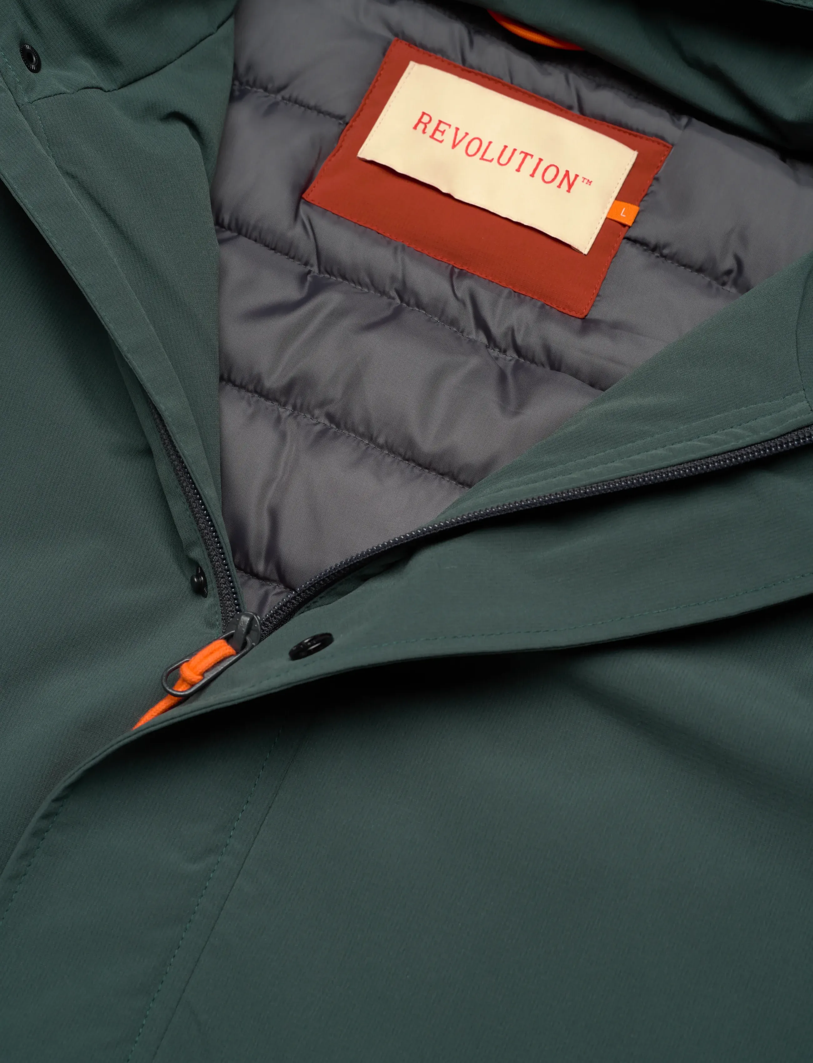 Revolution - Padded City Puffer - padded jackets - darkgreen - 2