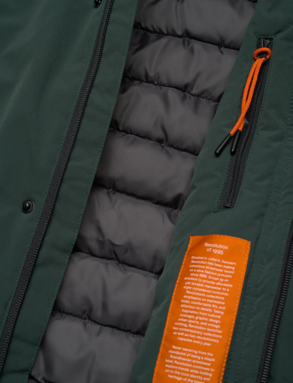 Revolution - Padded City Puffer - winterjacken - darkgreen - 5