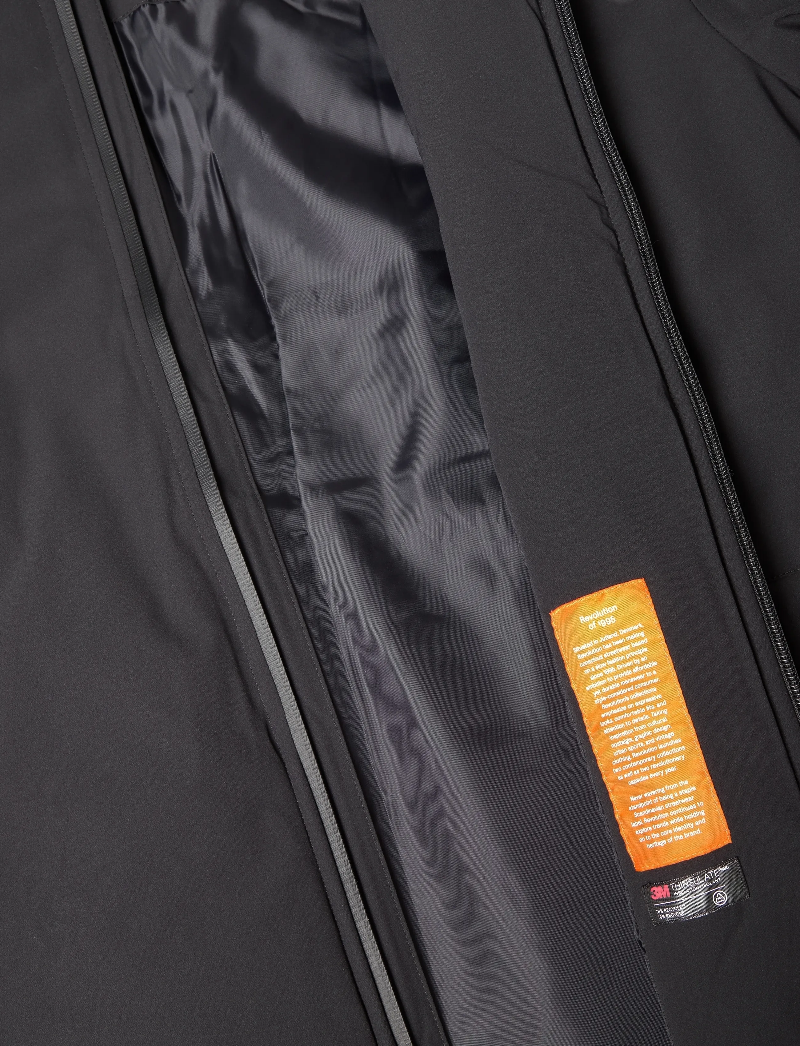 Revolution - Padded City Jacket - parkas - black - 5