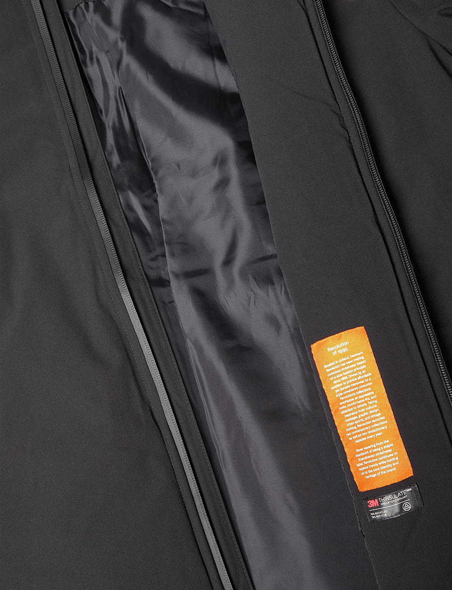 Revolution - Padded City Jacket - parkas - black - 5