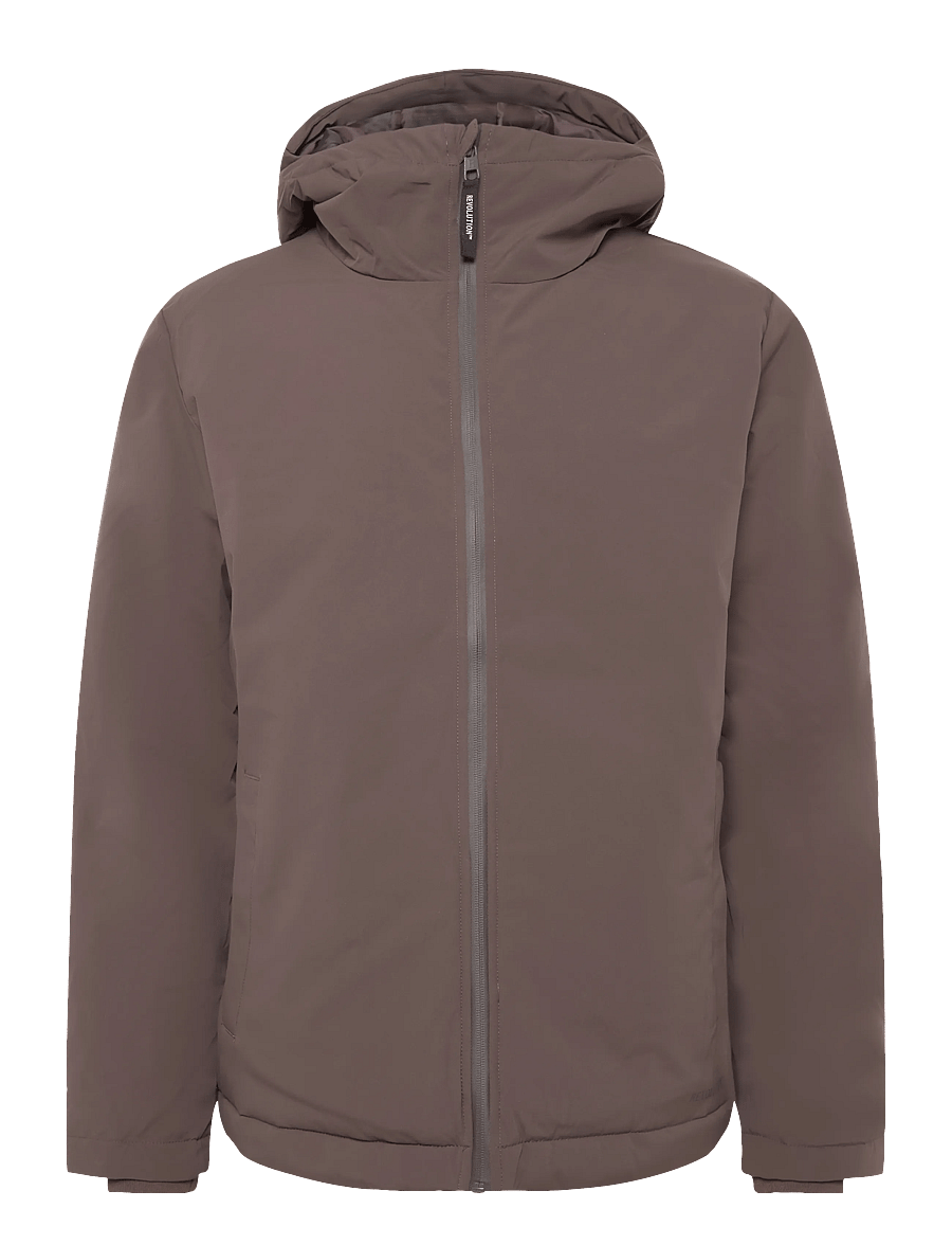 Revolution - Padded City Jacket - parkas - darkbrown - 0