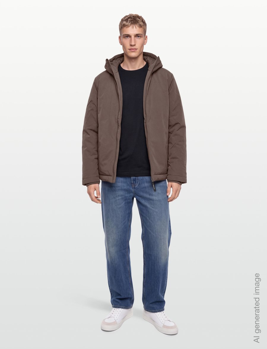 Revolution - Padded City Jacket - winterjacken - darkbrown - 0