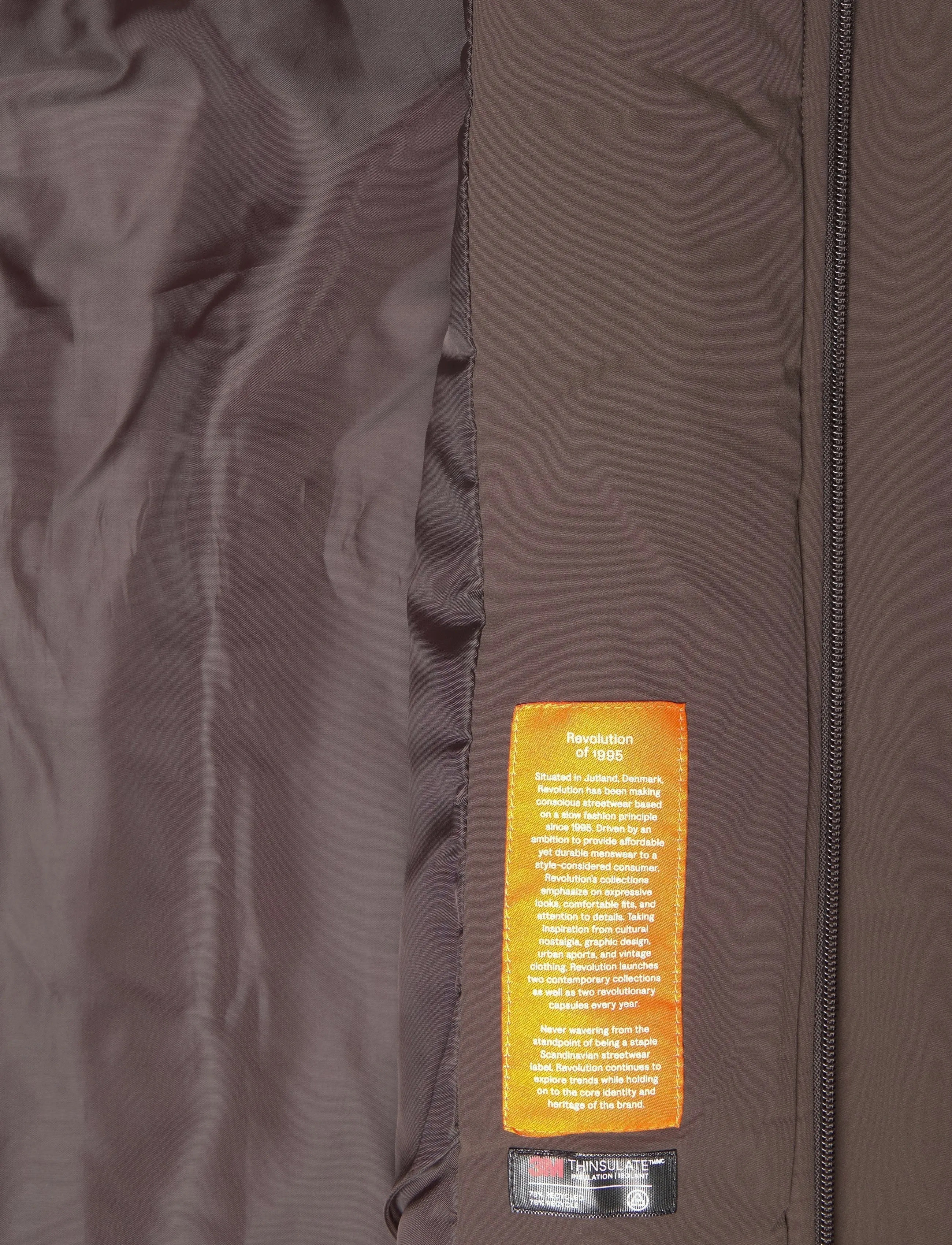 Revolution - Padded City Jacket - parkas - darkbrown - 5
