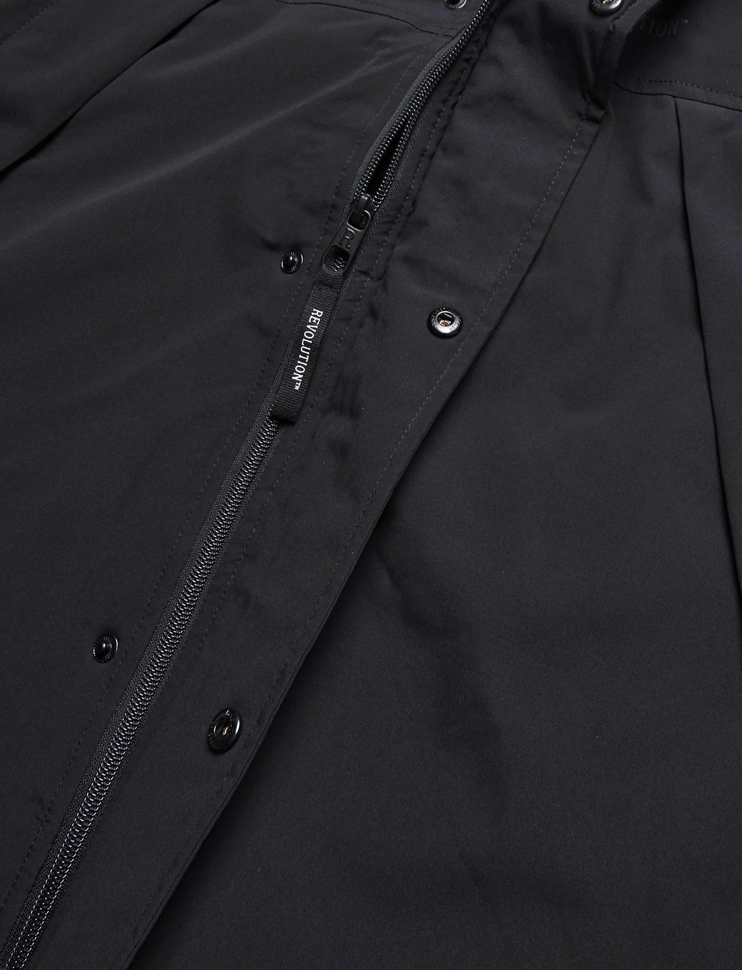 Revolution - Padded Tech Jacket - parkas - black - 4