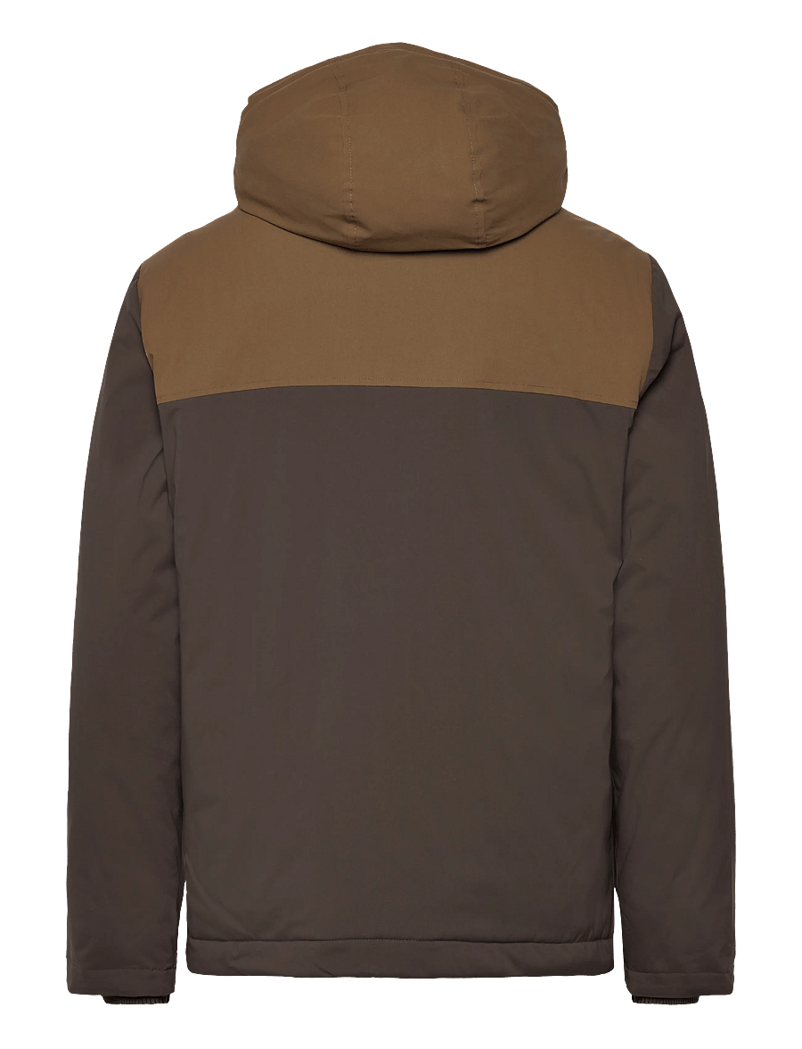 Revolution - Padded Tech Jacket - fôrede jakker - brown - 1