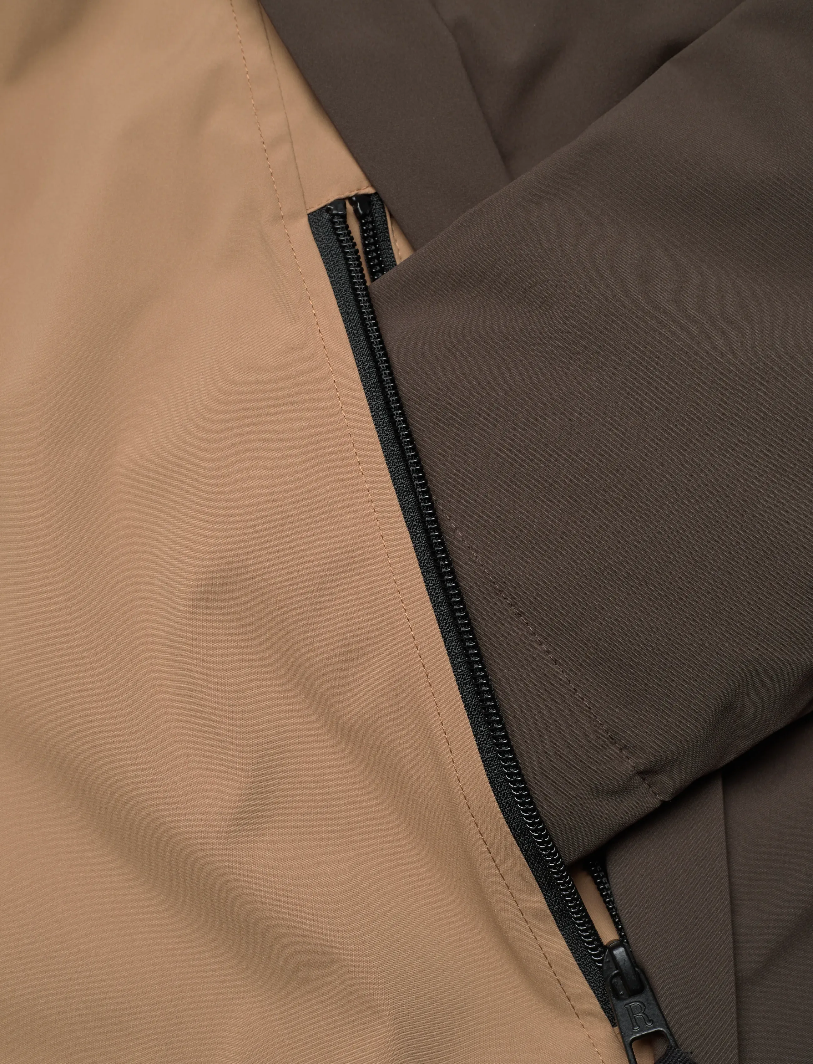 Revolution - Padded Tech Jacket - padded jackets - brown - 3