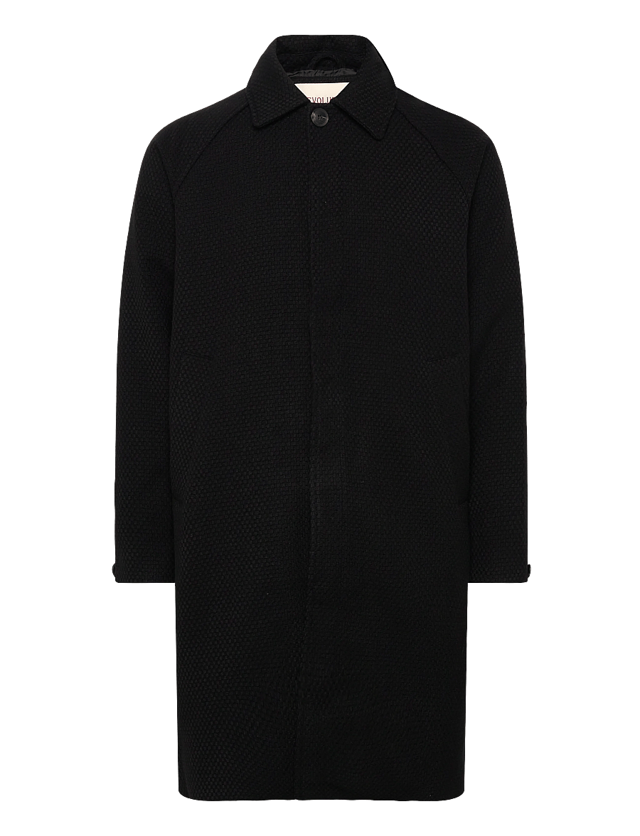 Revolution - Mac Coat - manteaux de laine - black - 0