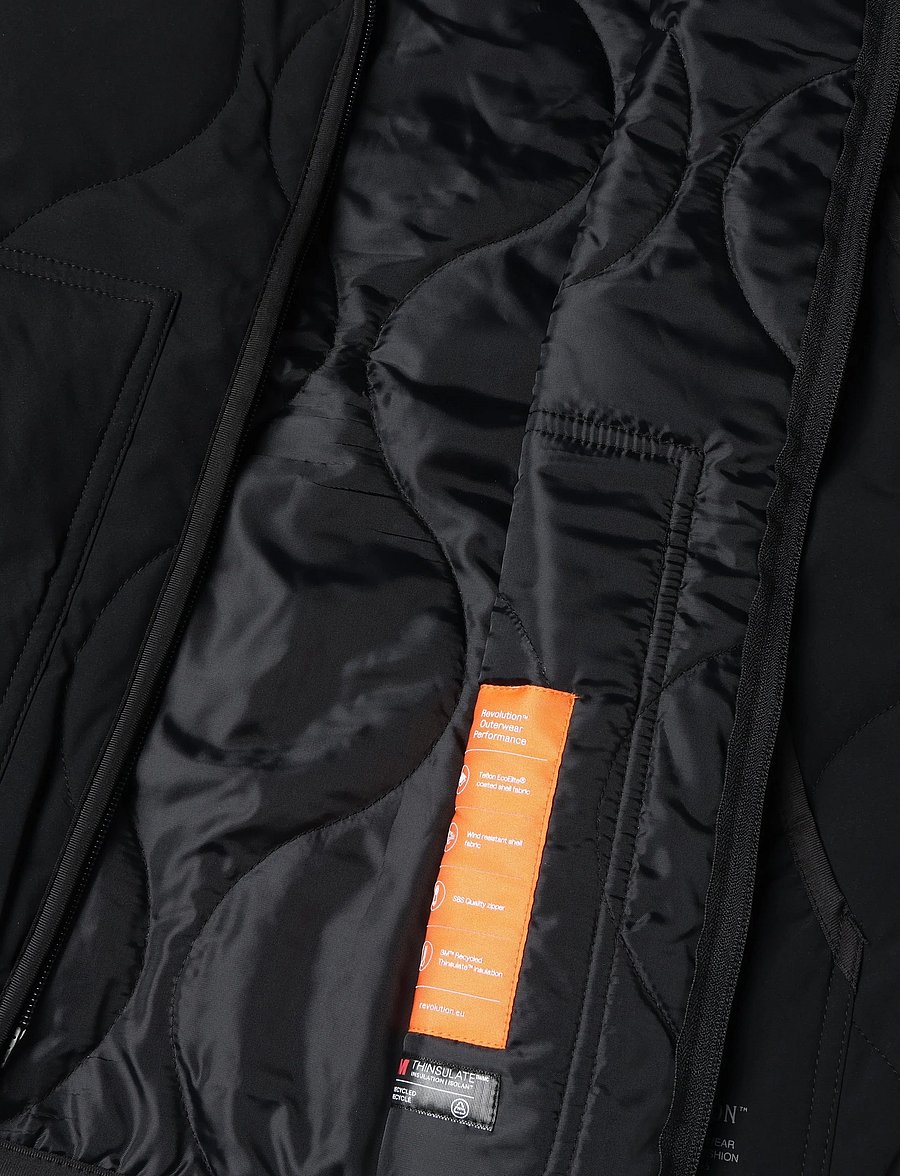 Revolution - Liner Gillet - westen - black - 4