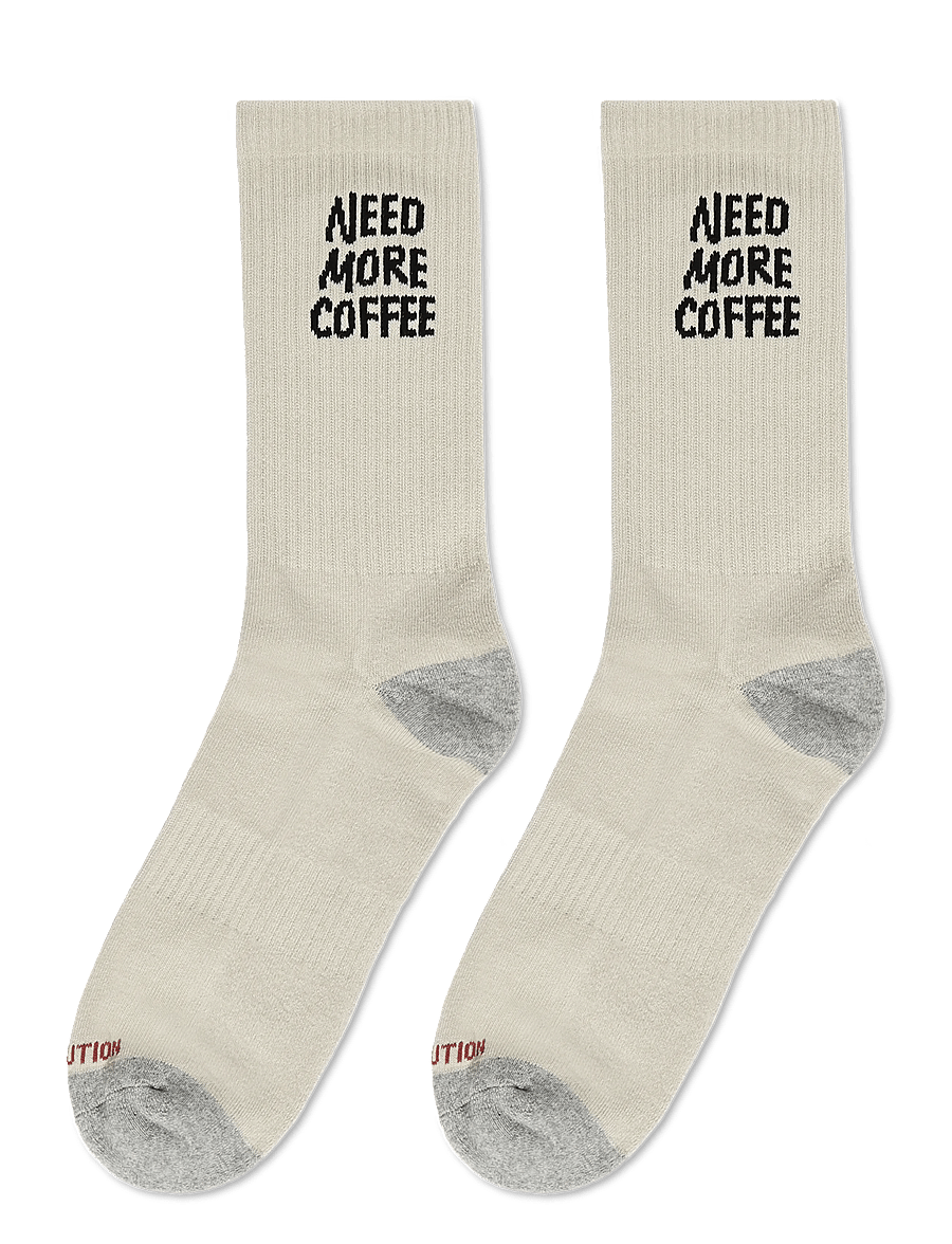Revolution - Jaquard Crew Sock - klassikalised sokid - offwhite - 1