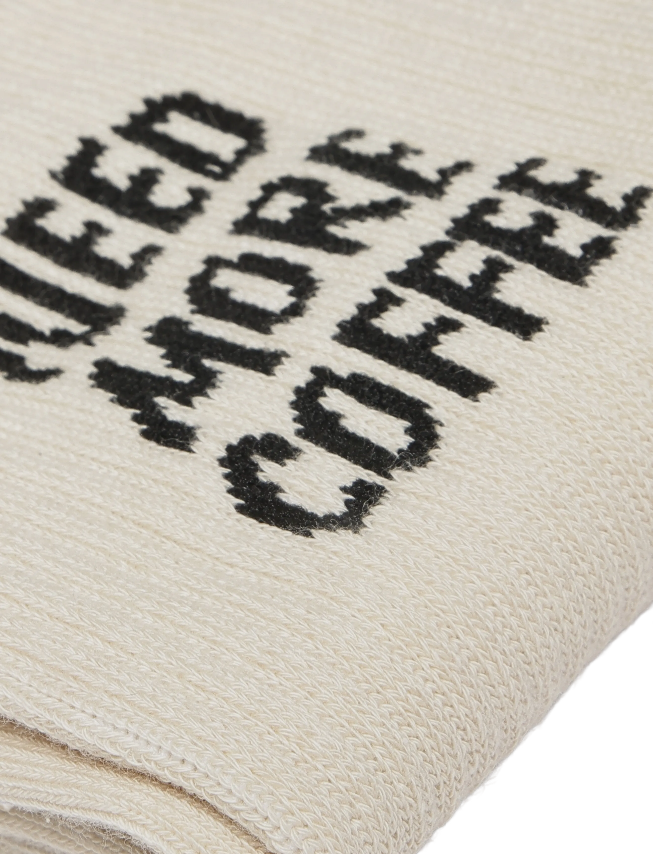 Revolution - Jaquard Crew Sock - klassikalised sokid - offwhite - 2