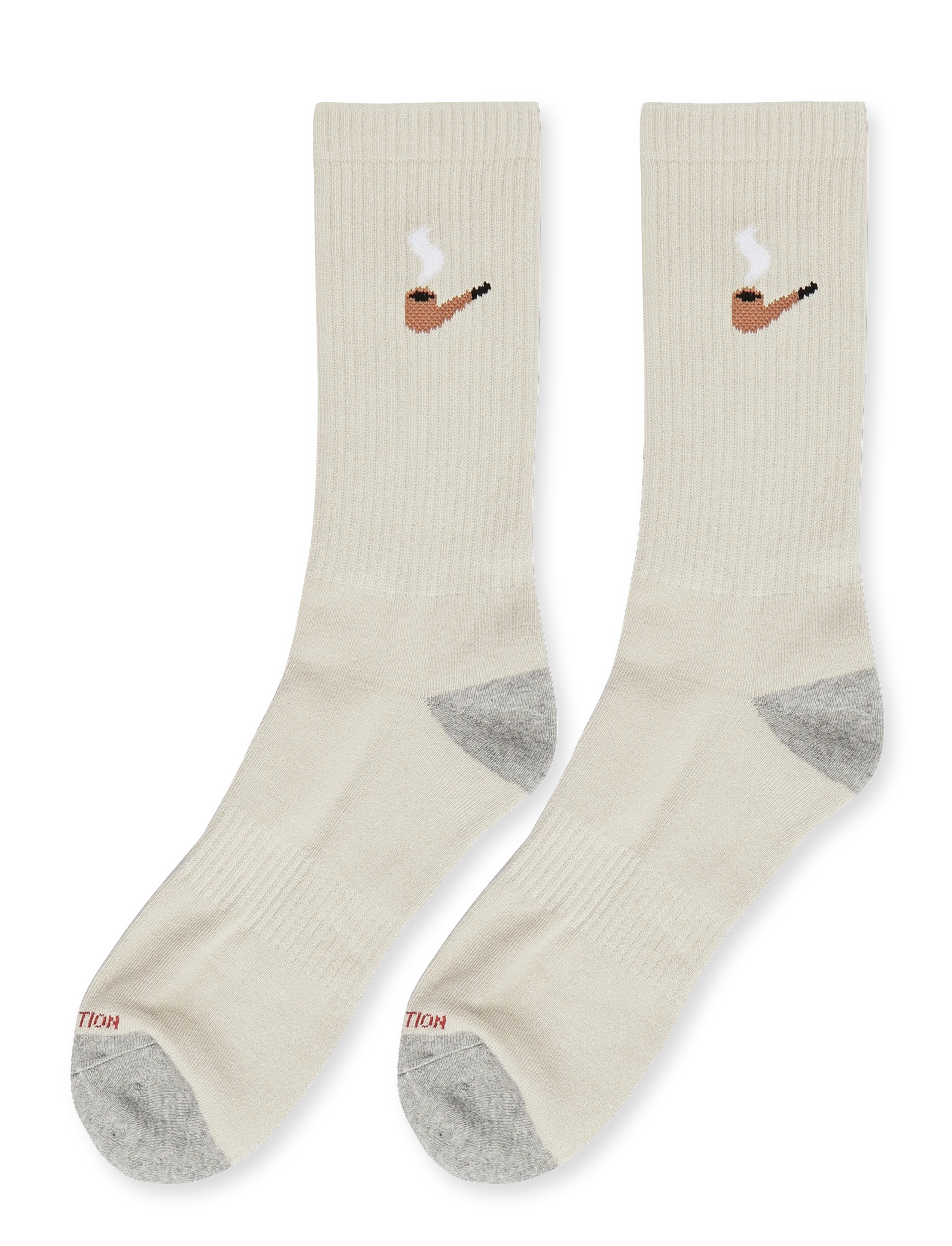 Revolution - Jaquard Crew Sock - klassikalised sokid - offwhite - 1