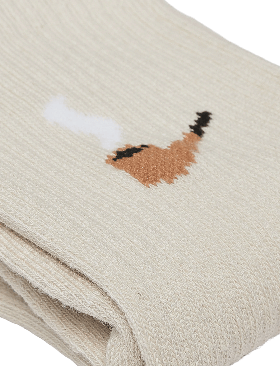 Revolution - Jaquard Crew Sock - klassikalised sokid - offwhite - 2
