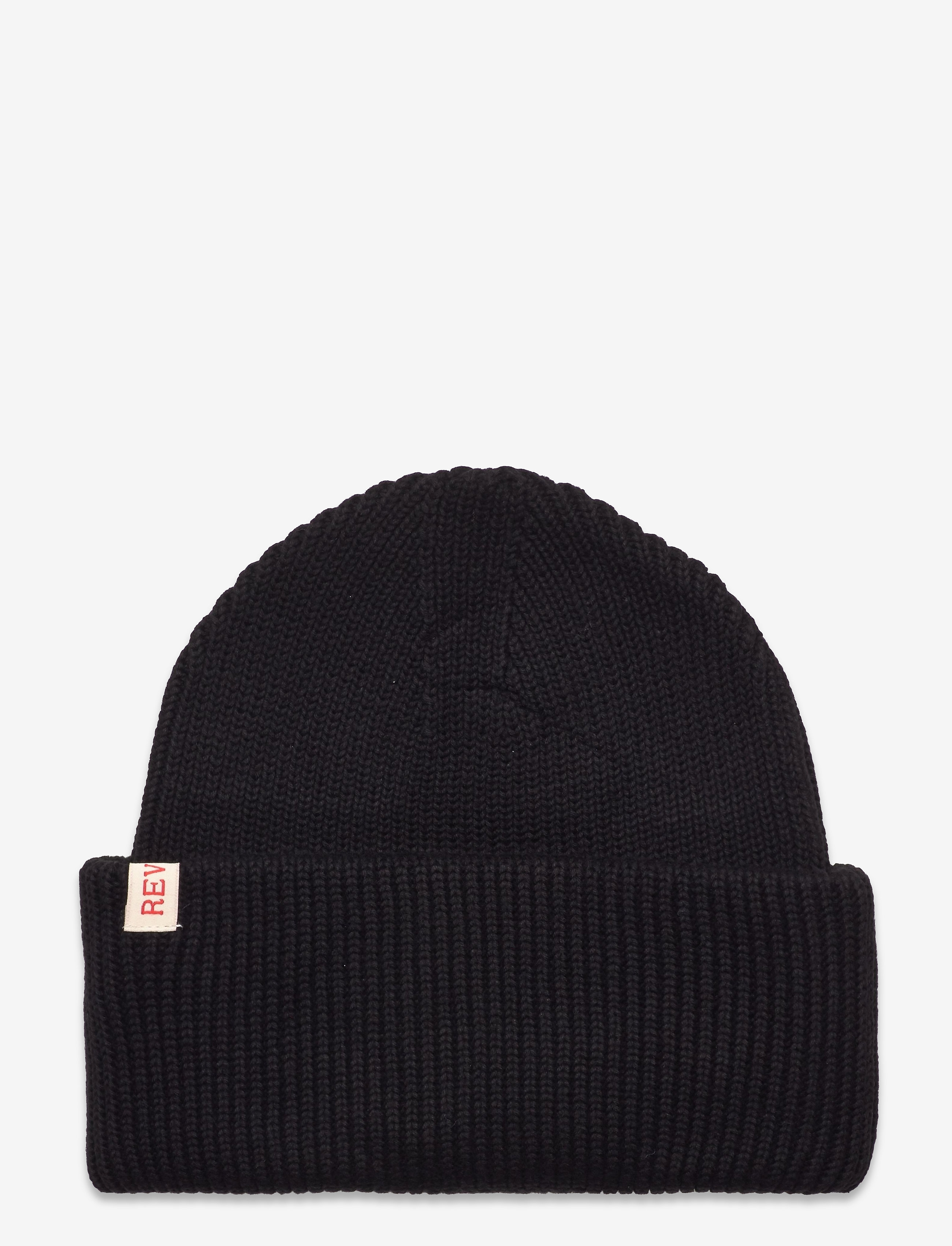 Revolution Big Fold Up Beanie - Accessoarer - BLACK / black