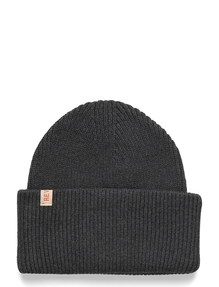 Revolution - Big Fold Up Beanie - kollektioner - darkgrey-melange - 0