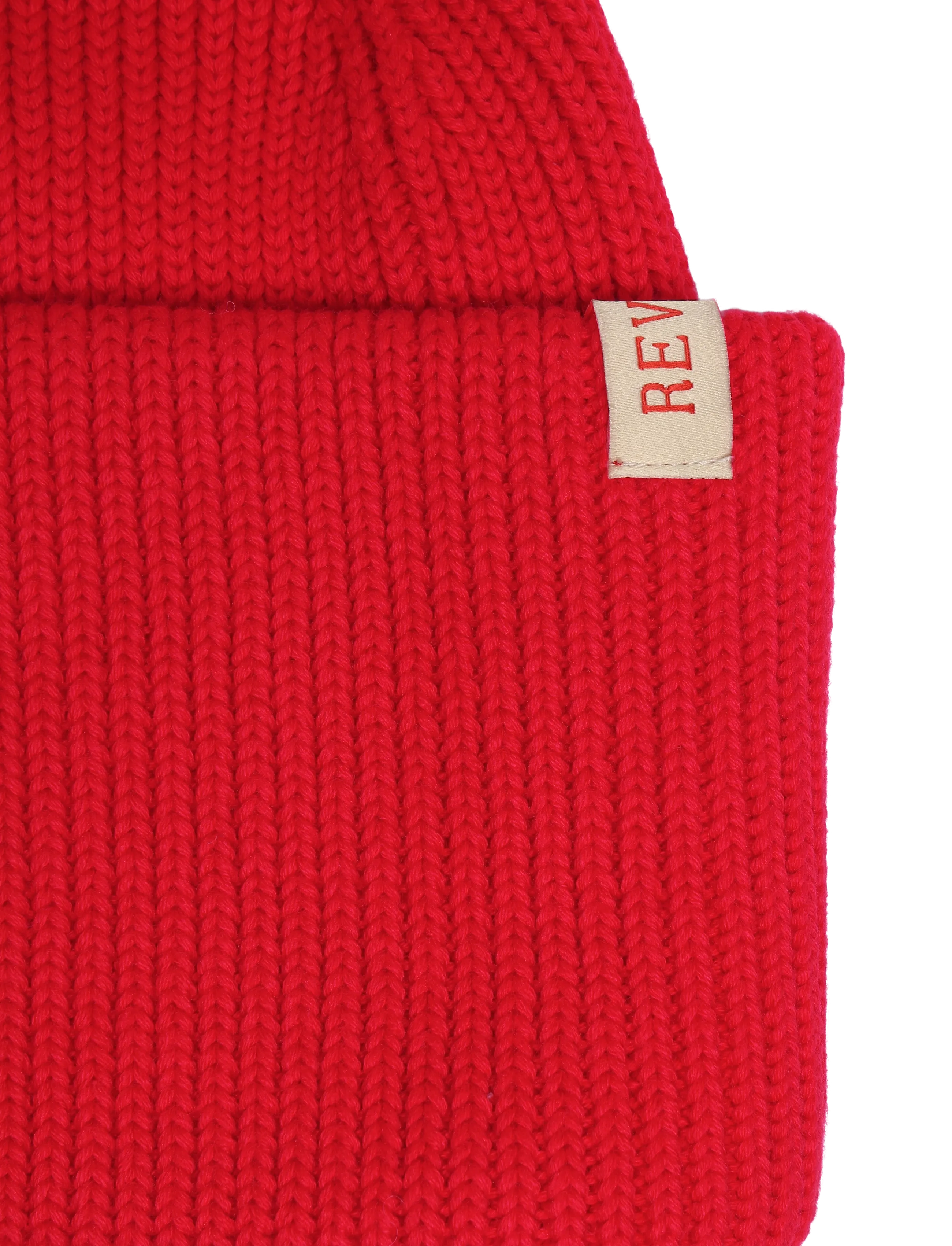 Revolution - Big Fold Up Beanie - osta olukorra järgi - dark red - 1