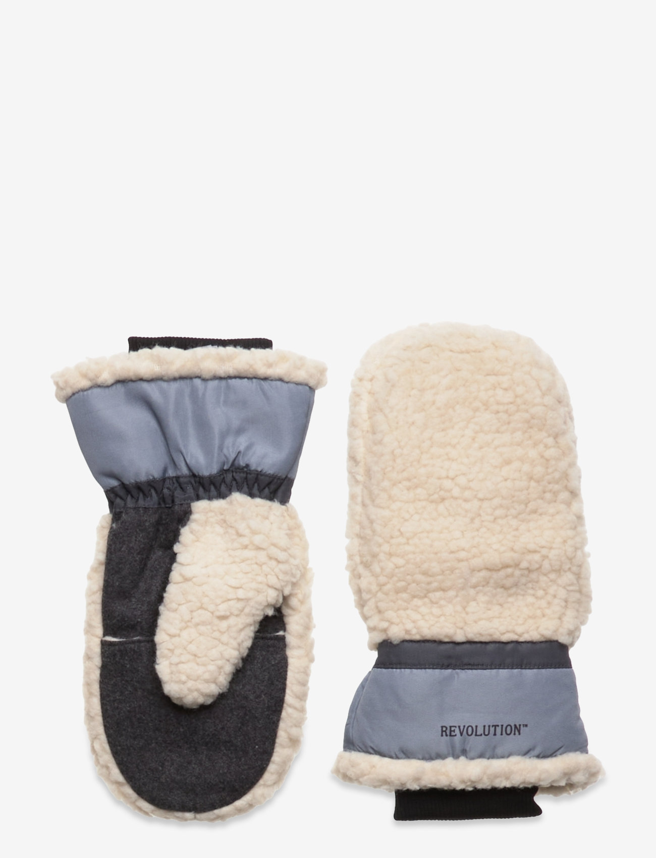 Revolution - Teddy Mittens - grey - 0