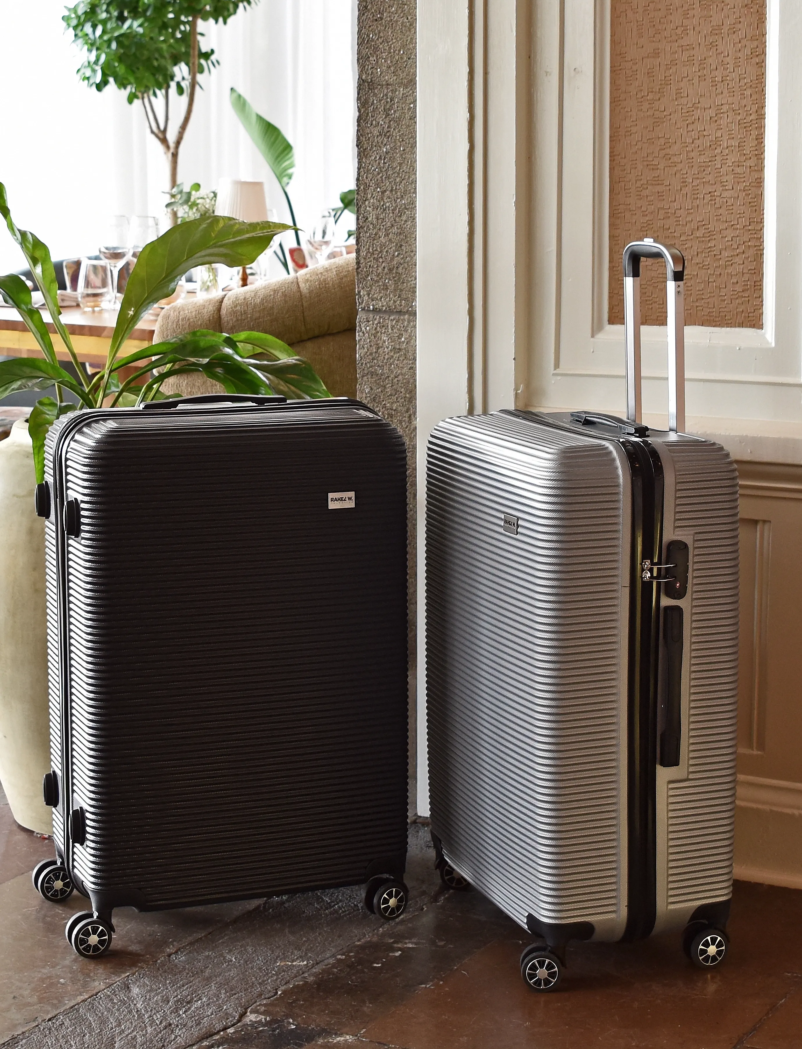RakelW Travel Rw Travel Classic 3-Set, One Size, Silver, Tasker > Kufferter, Herre