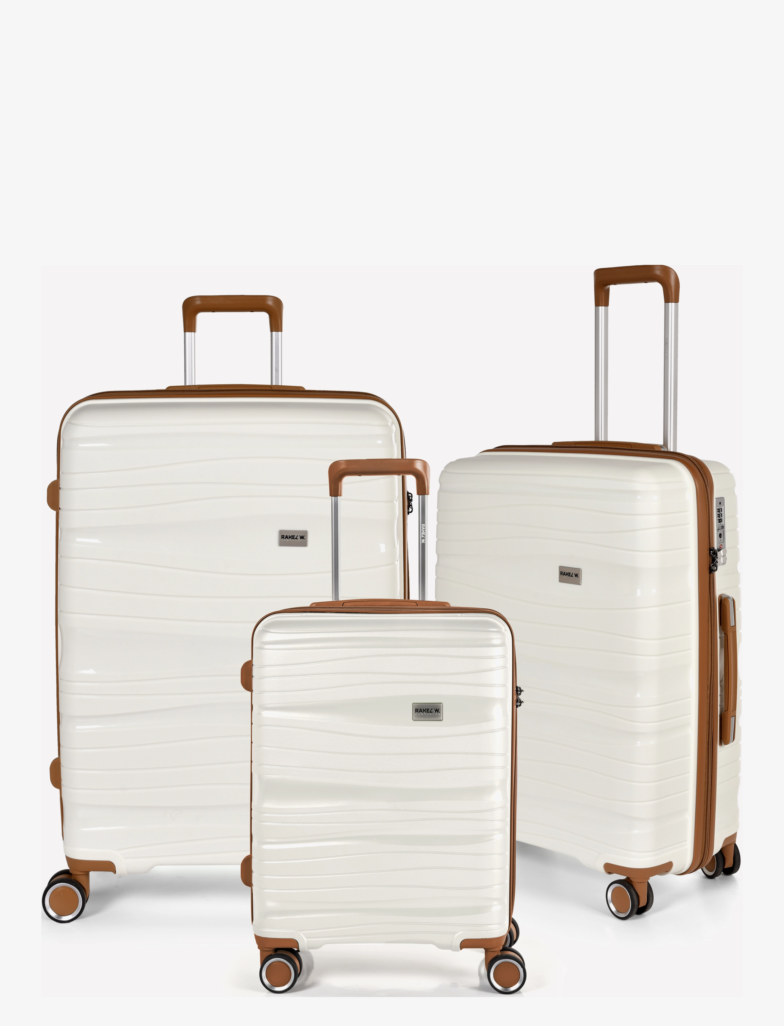 RAKELW TRAVEL Rw Travel Alfrida Collection 3-Set Weiß - One Size - Damen