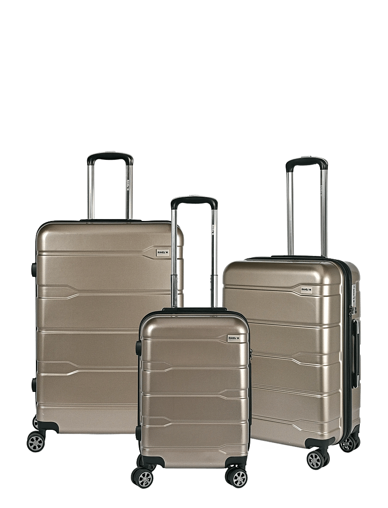 RakelW Travel - RW Travel Ocean Vibes 3 Set Väskor Sand - suitcases - sand - 0