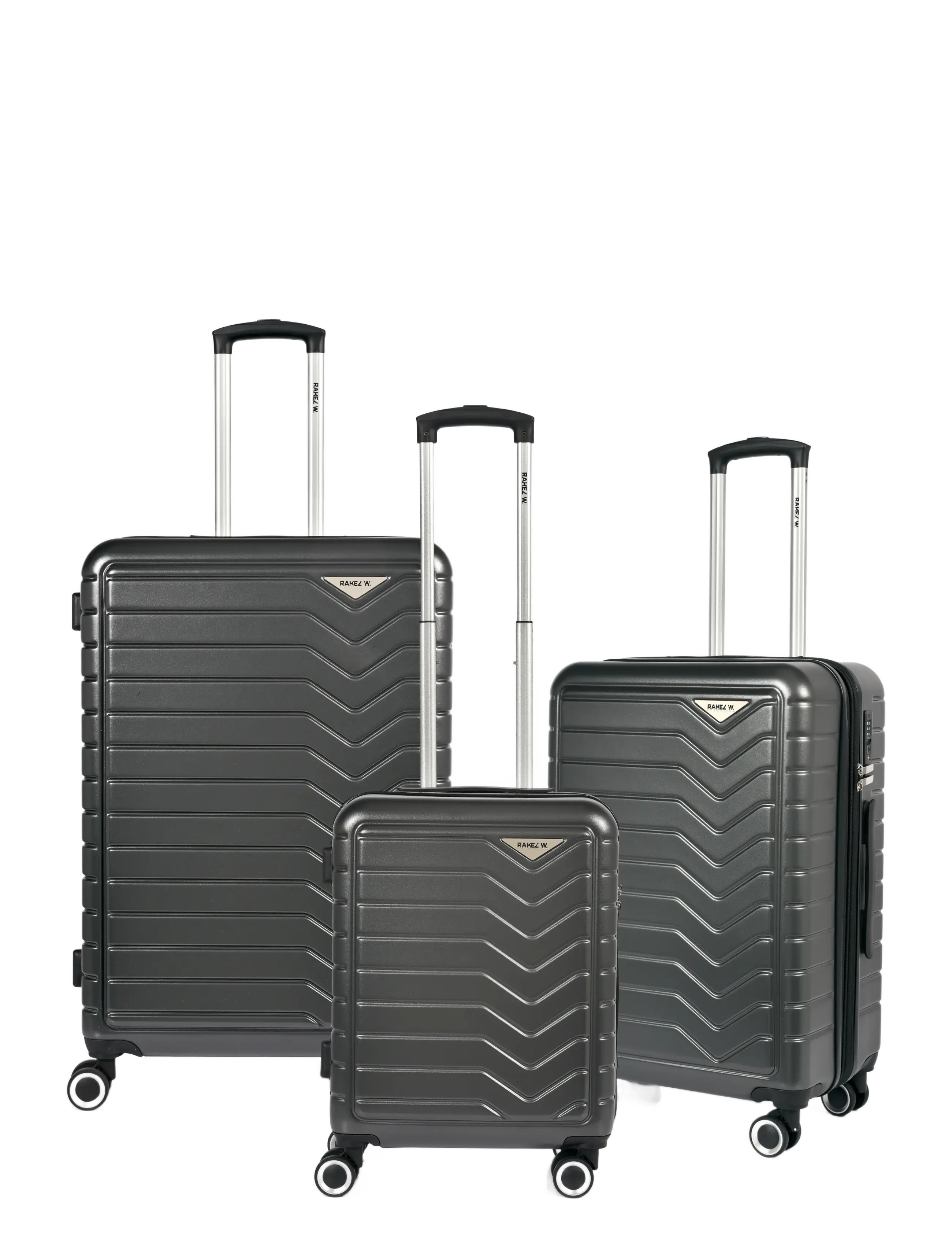 RakelW Travel - RW Travel Nordic Edition 3 Set Väskor Charcoal - charcoal - 1
