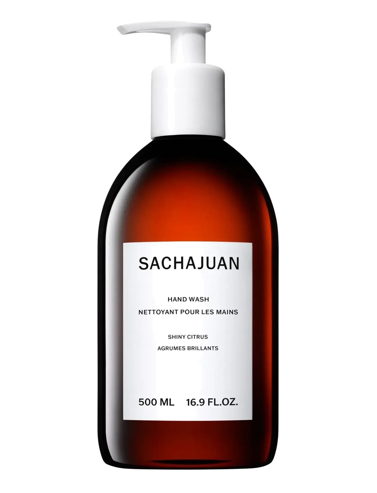 Sachajuan Hand Wash Shiny Citrus 500.00 Ml, Flydende håndsæbe, Nude, Str: 500ML