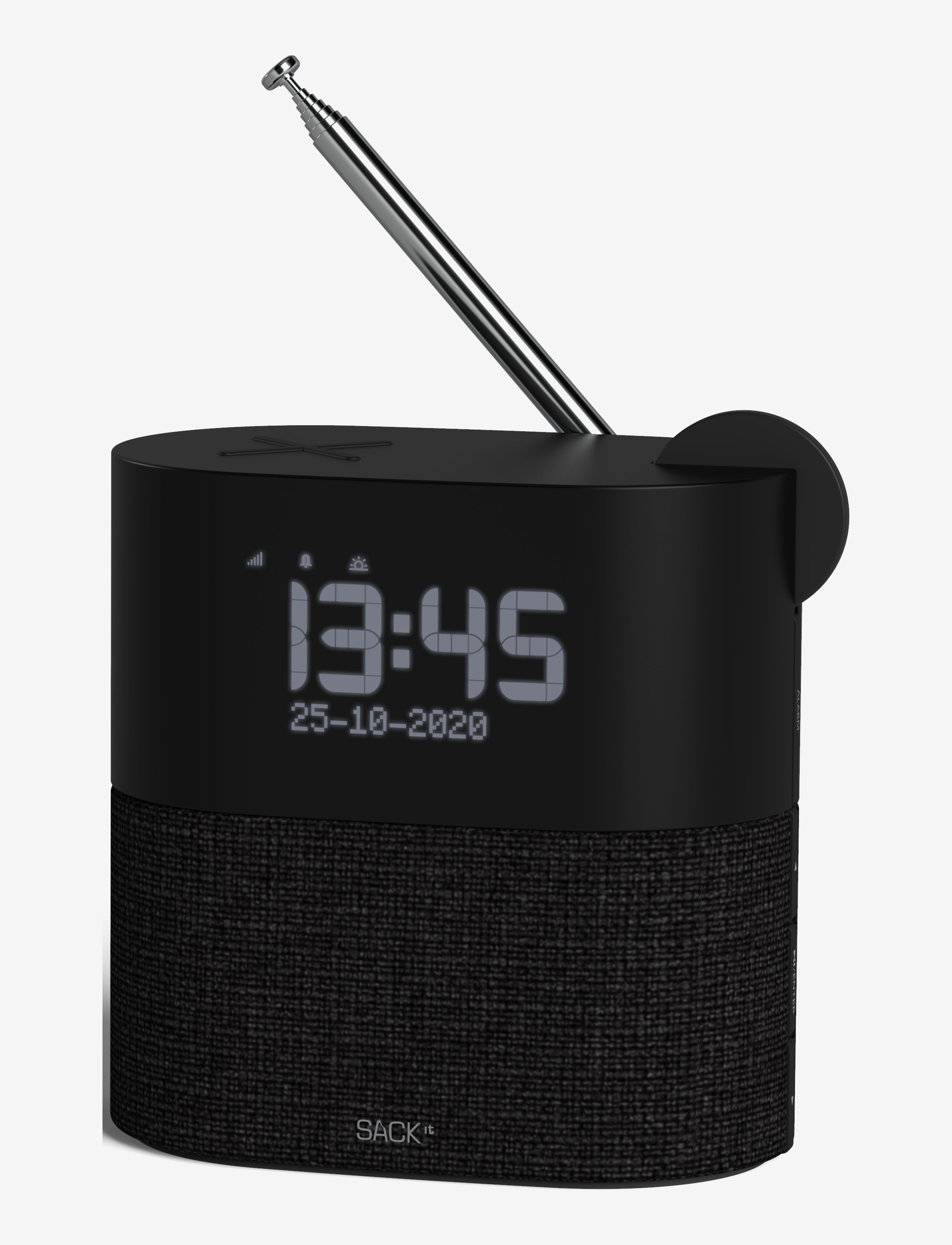 SACKit - WAKEit S - herätyskellot - black - 1