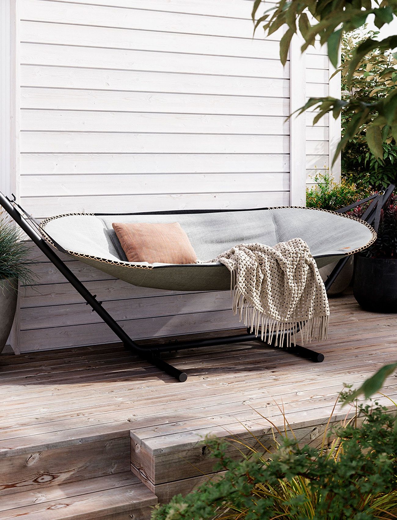 SACKit - Cobana Hammock Sand Melange - Black Alu frame - aiatarvikud - sand melange - 2