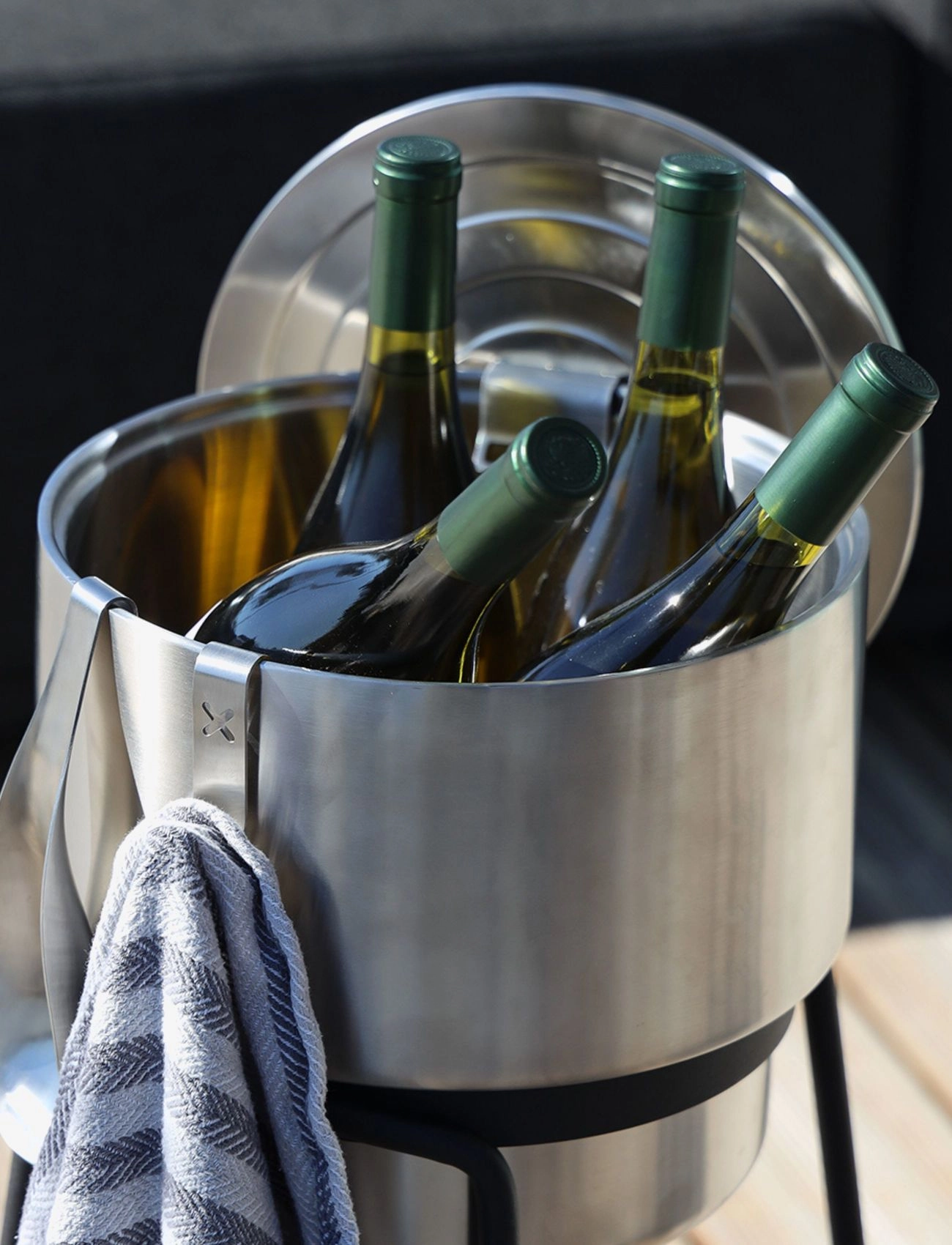 SACKit - Wine Bucket - Accessories - pudelijahutid - stainless steel - 1