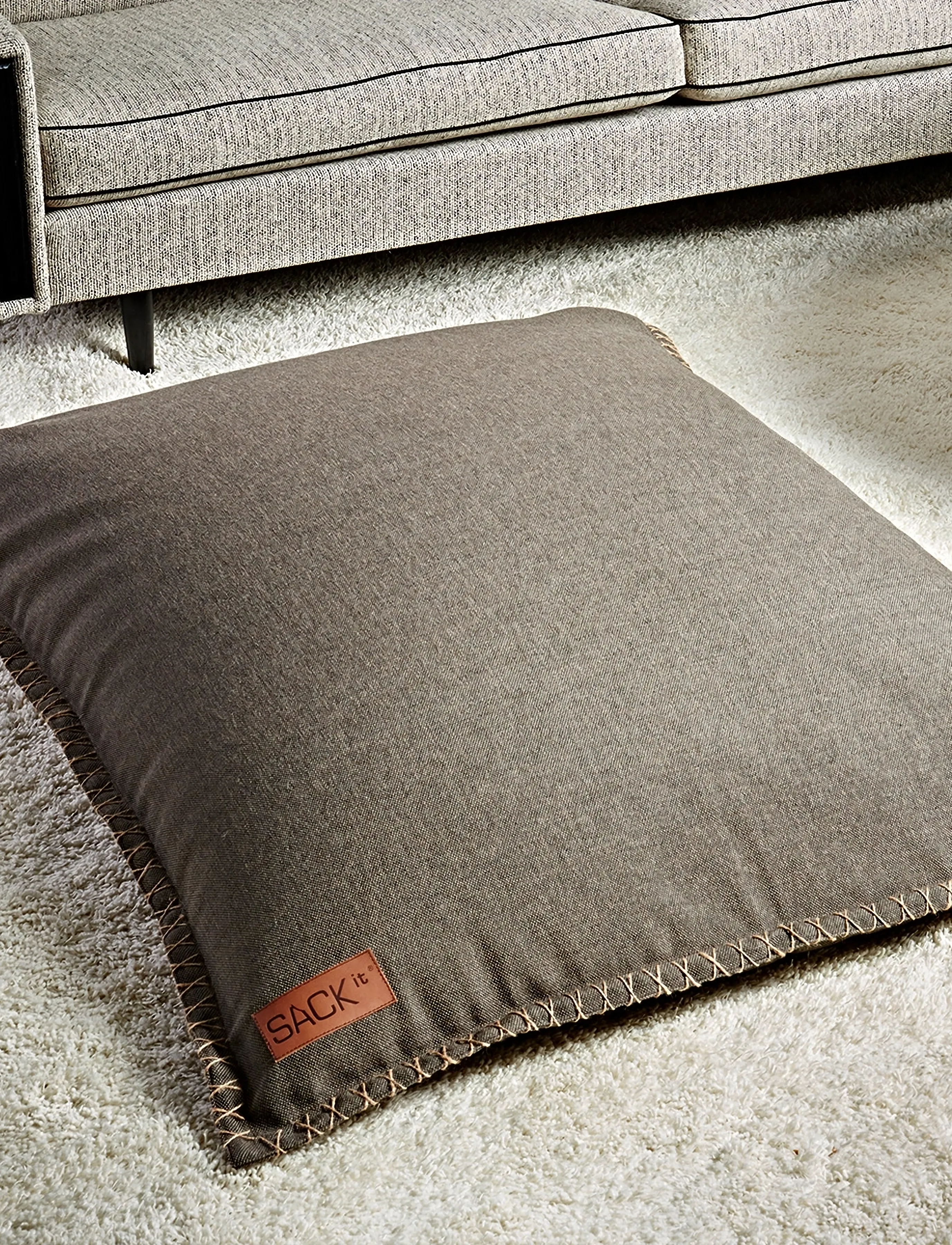 SACKit Cobana Beanbag, One Size, Brown, Møbler > Puffer, Unisex