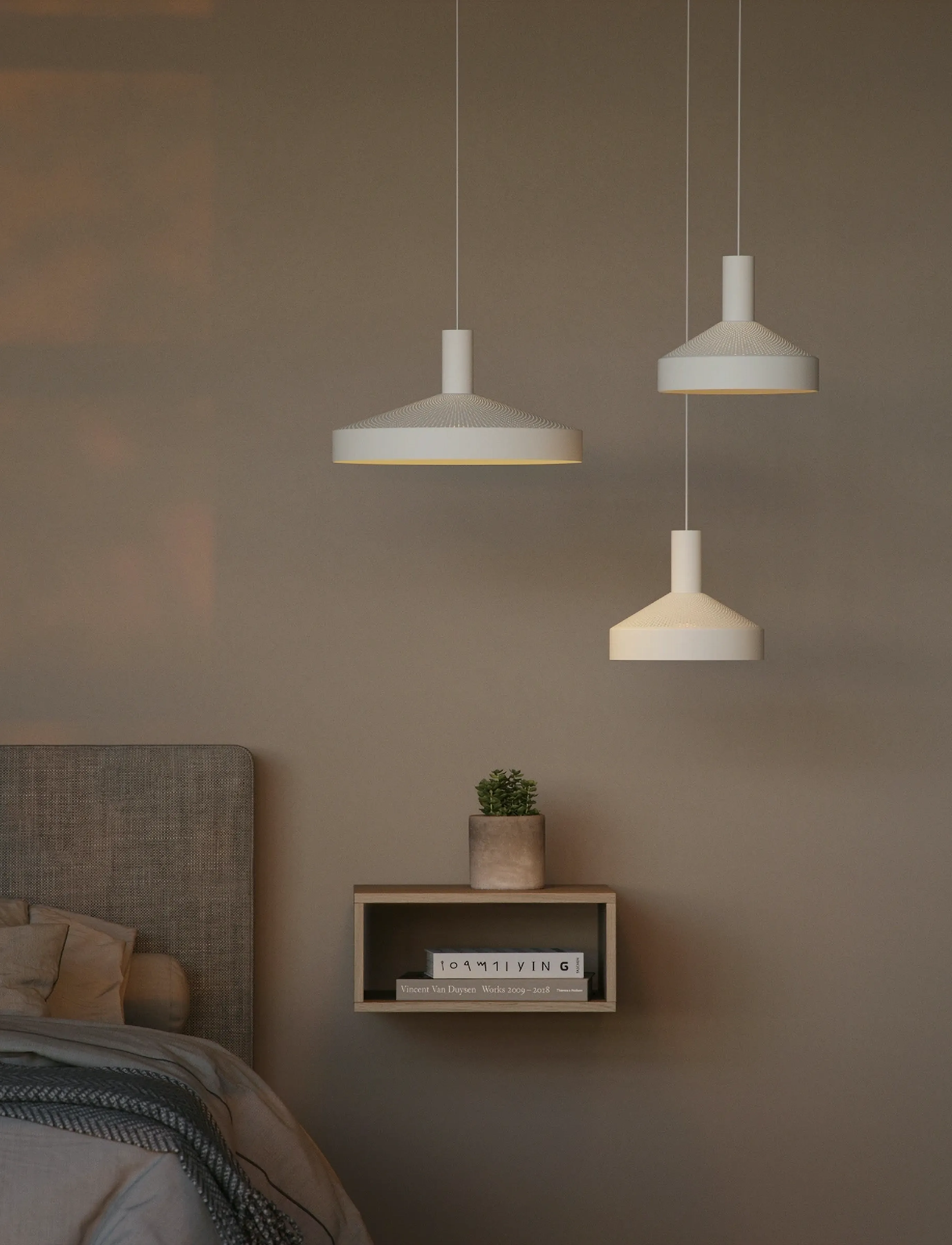 SACKit - DAWN Pendant ø400 - rippvalgustid - white - 4