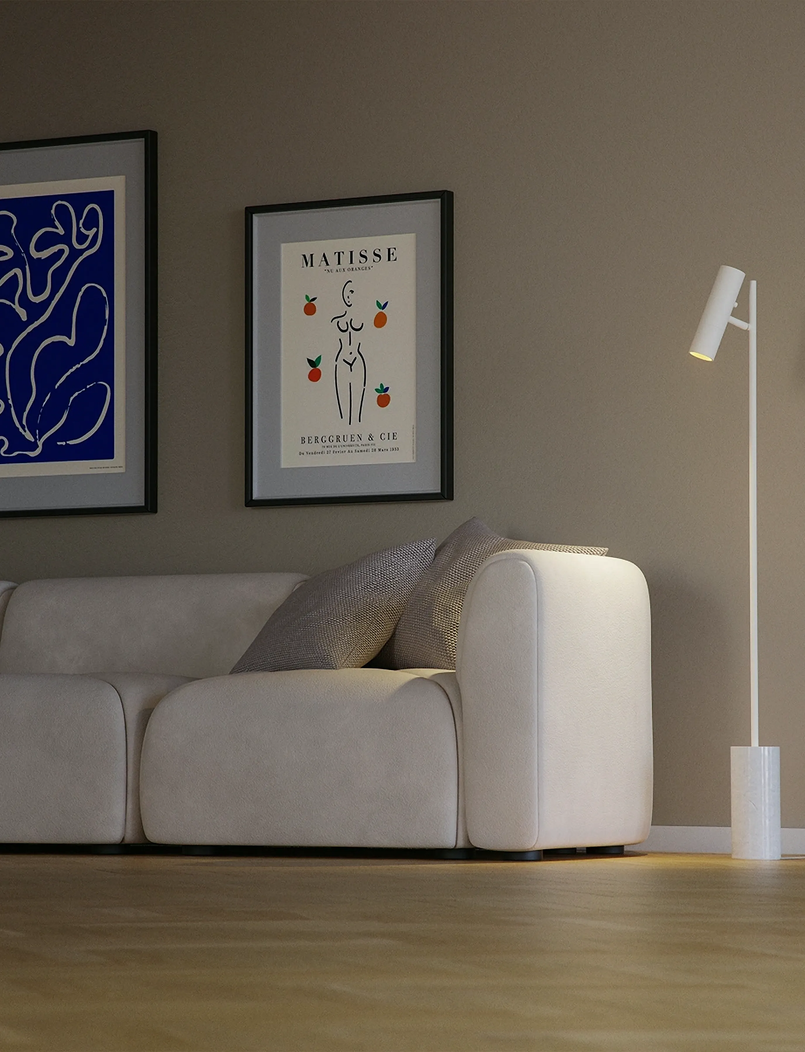 SACKit Expo Floor, H131 cm, White, Lamper > Gulvlamper, Unisex