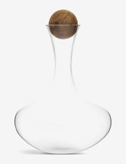 Nature  wine carafe with oak stopper - CLEAR