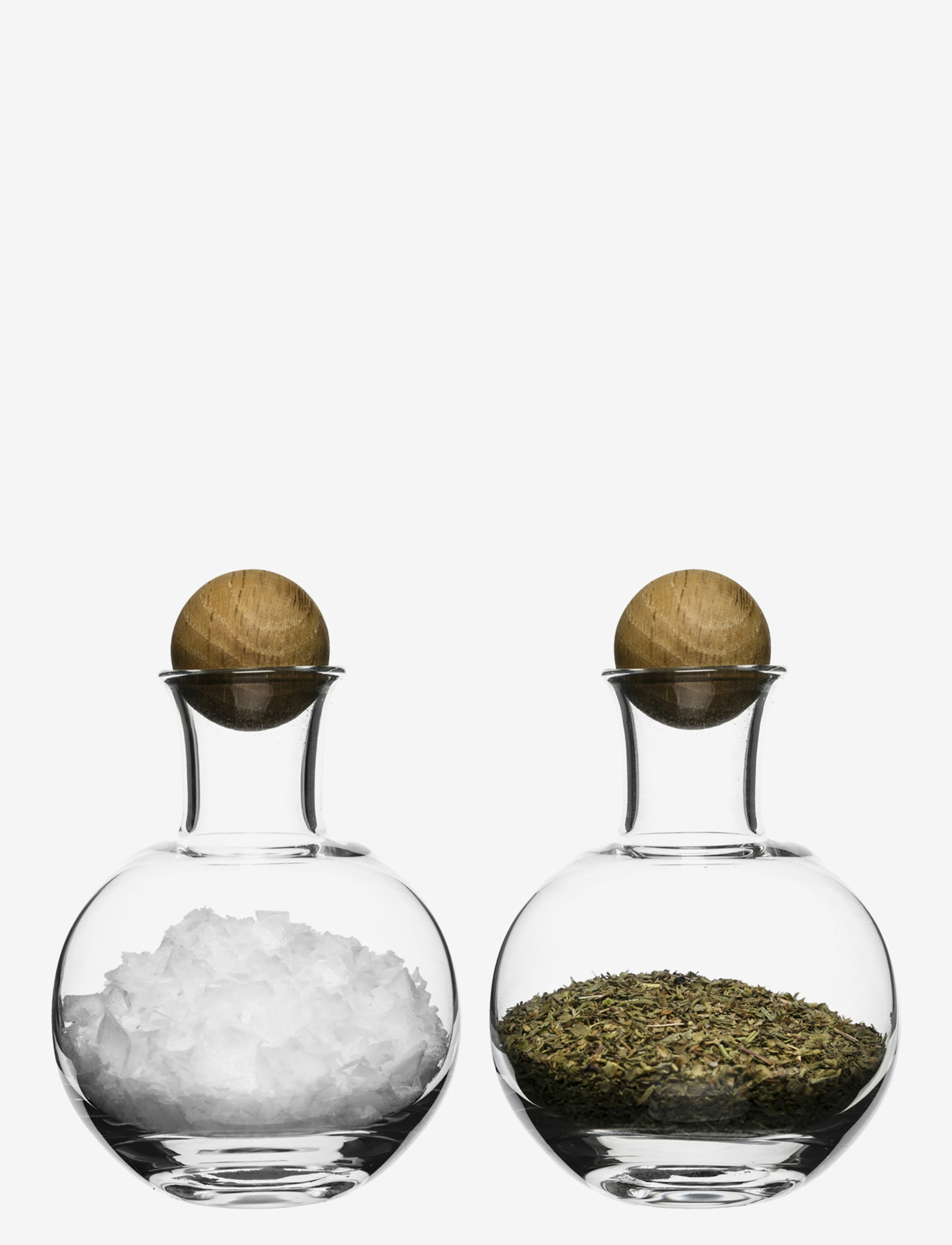 SAGAFORM Nature Serving Set With Oak Cork, 2-Pack CLEAR - One Size - Unisex