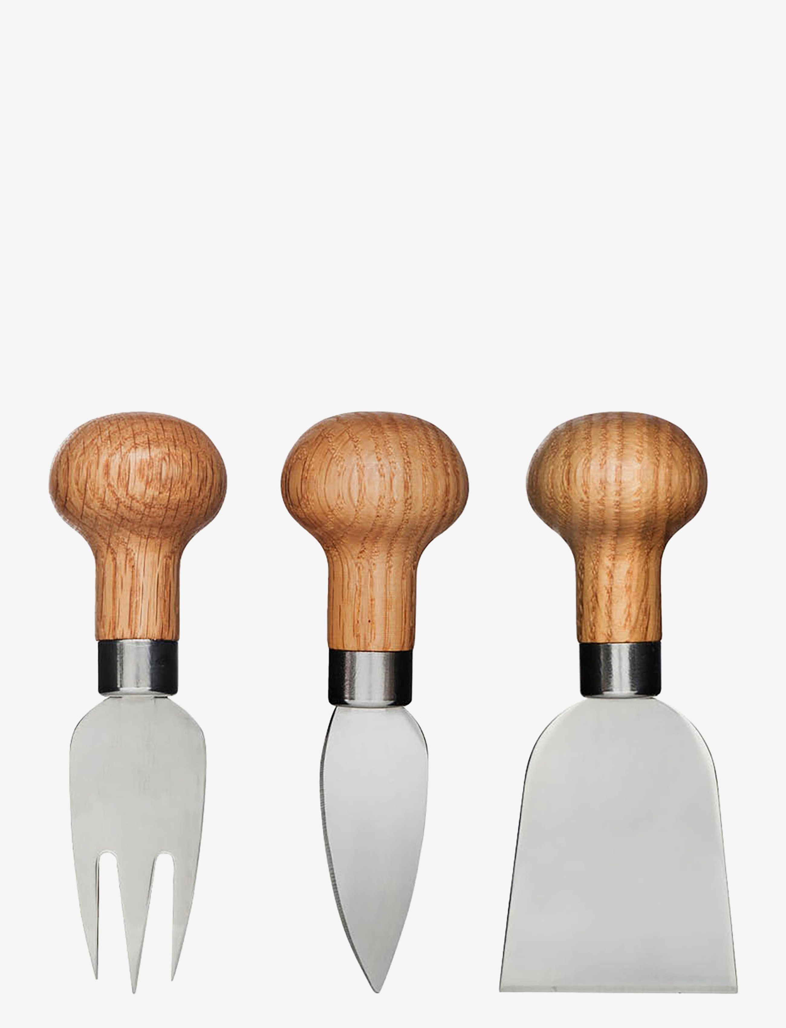 SAGAFORM Nature Cheese Set, 3 Pcs Braun - One Size - Unisex