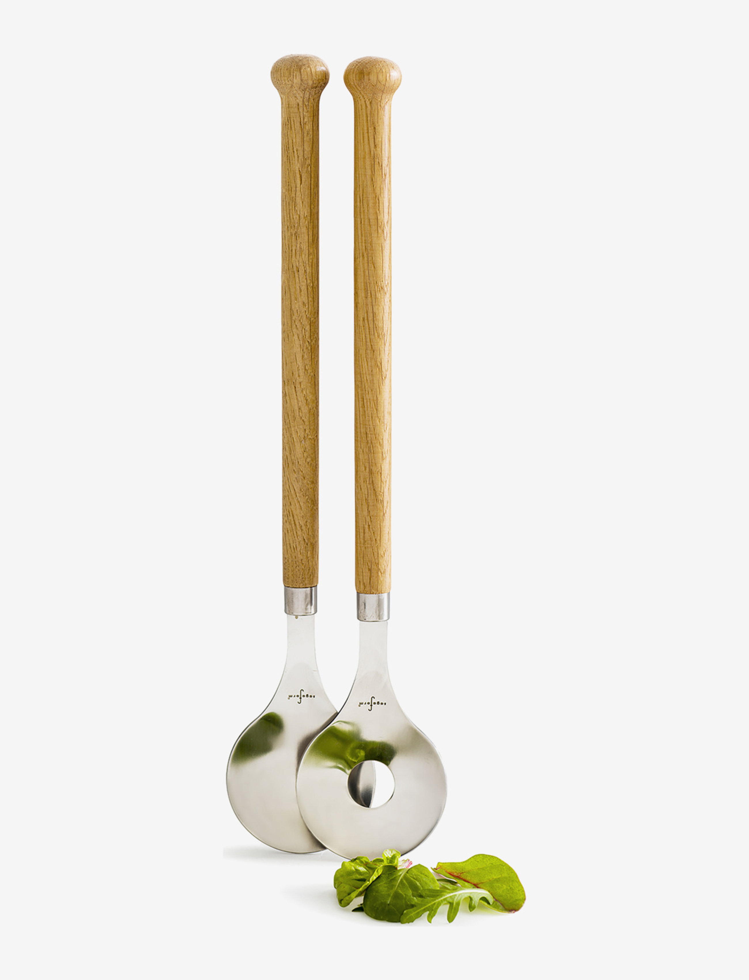 SAGAFORM Nature Salat Utensils 2 Pcs Set Braun - One Size - Unisex