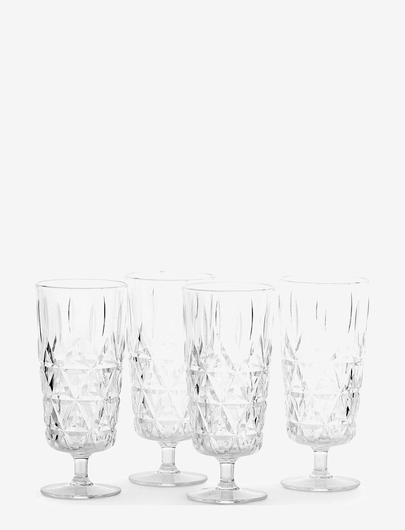 Sagaform - Picnic Juni glass high - laveste priser - clear - 1