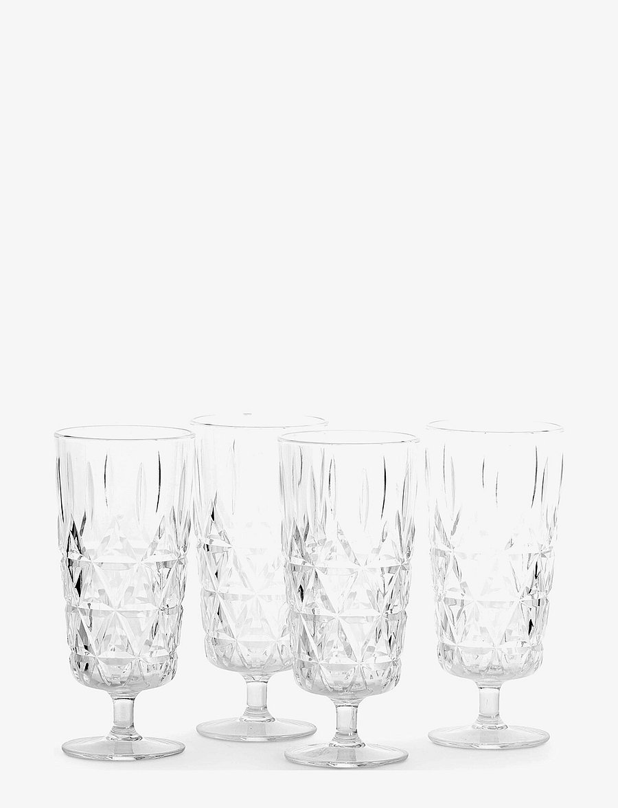 Sagaform - Picnic Juni glass high - piknikutarvikud - clear - 1