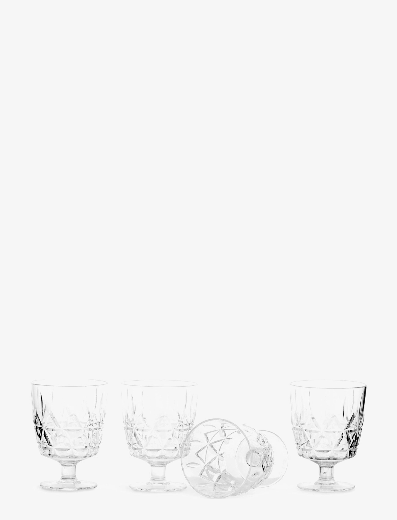 Sagaform Picknick Juni-Glas, Picnic Plade, Mugs, Cutlery, Nude, Str: 30 CL