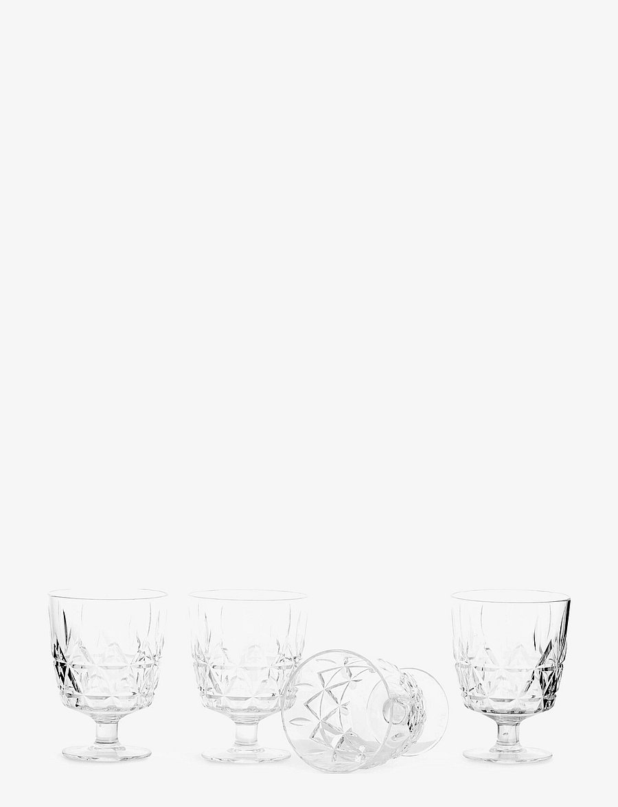 Sagaform - Picnic Juni glass - picknick-zubehör - clear - 1
