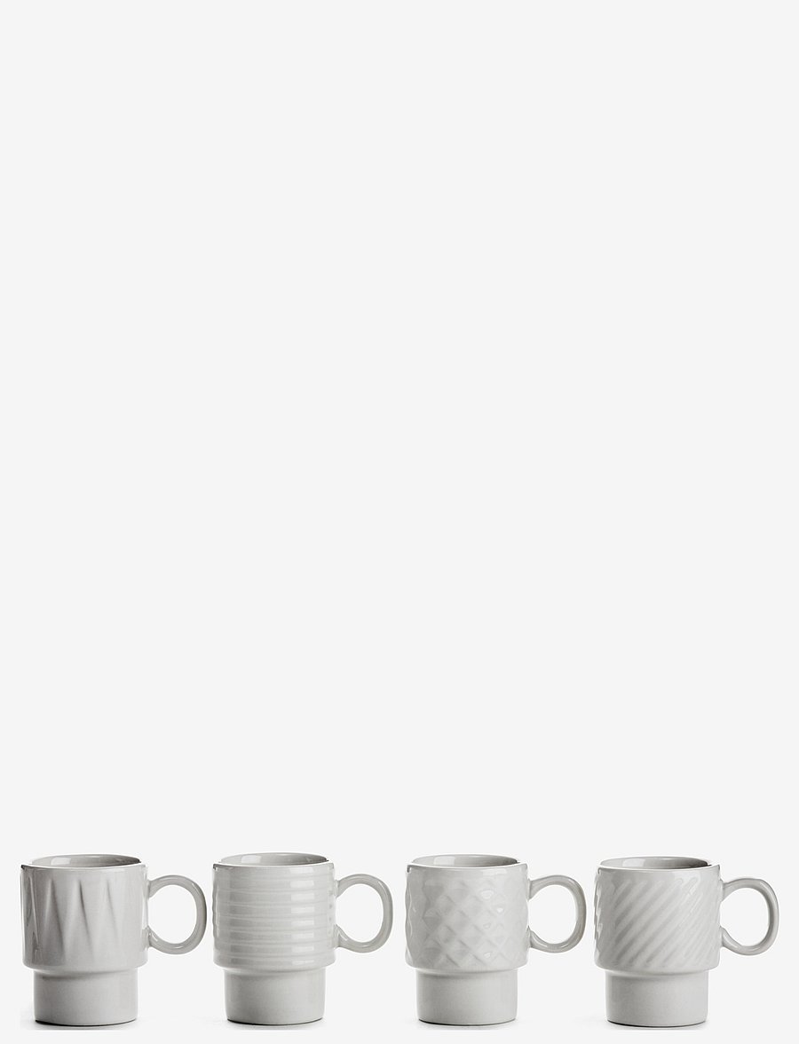 Sagaform - COFFEE & MORE, Espresso 4-pack - madalaimad hinnad - white - 0