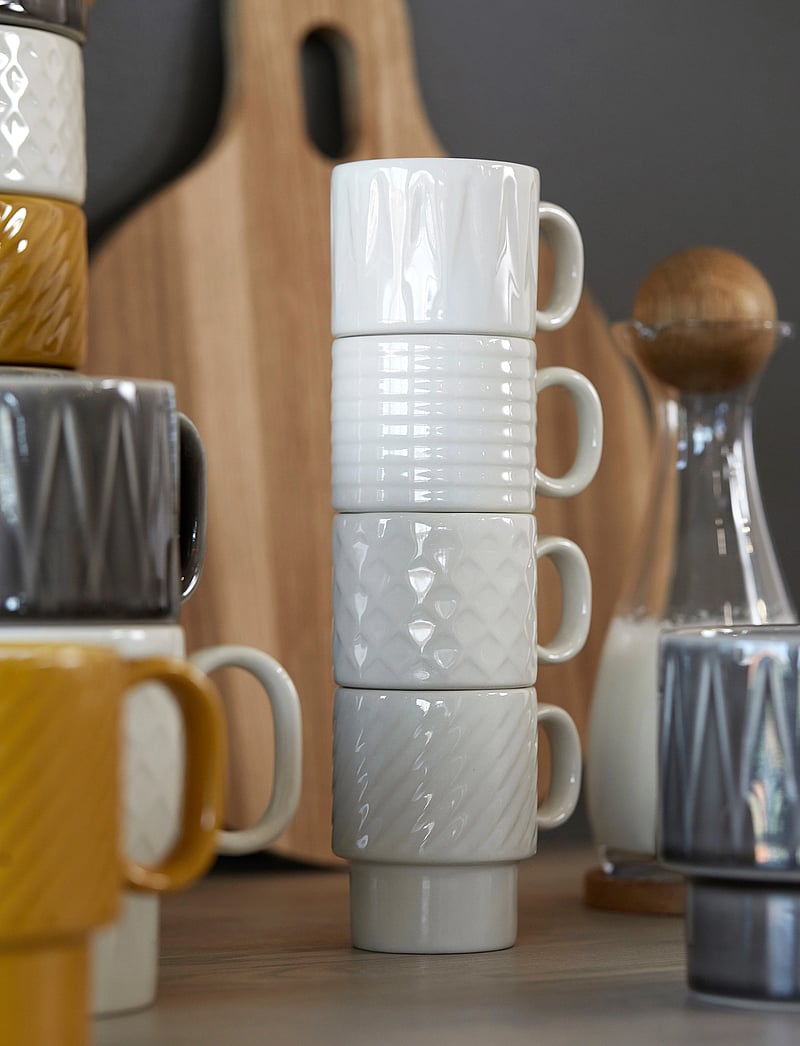 Sagaform - COFFEE & MORE, Espresso 4-pack - coffee cups - white - 0