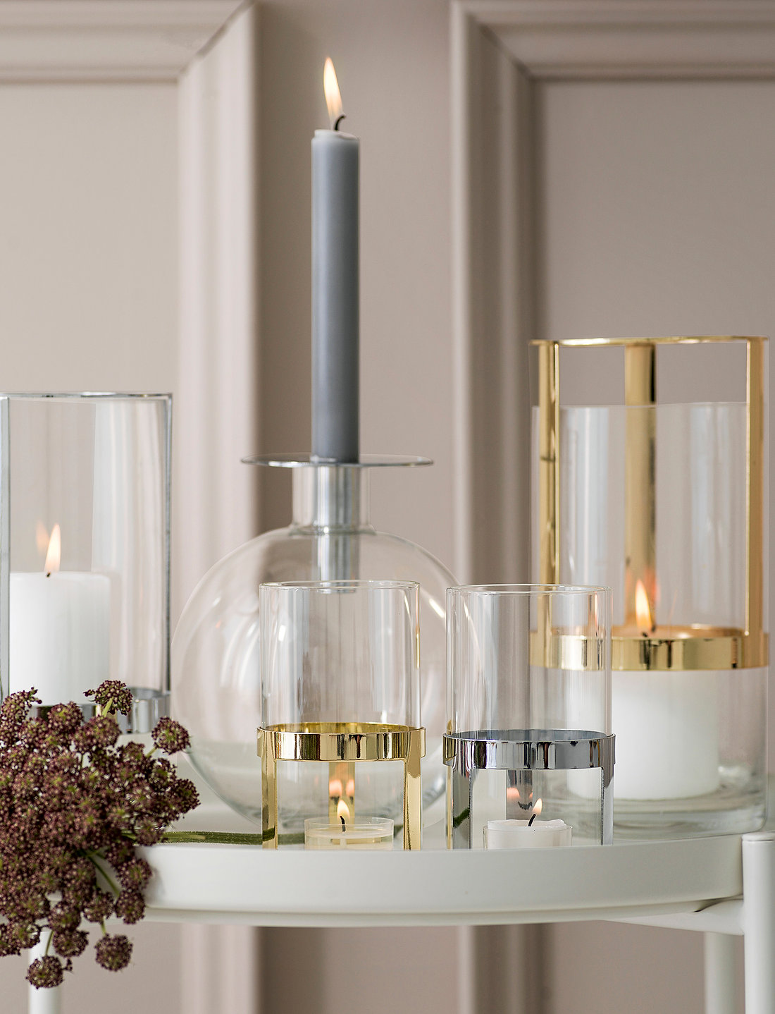 Sagaform - Hold tealight holder - teelichthalter - gold - 1