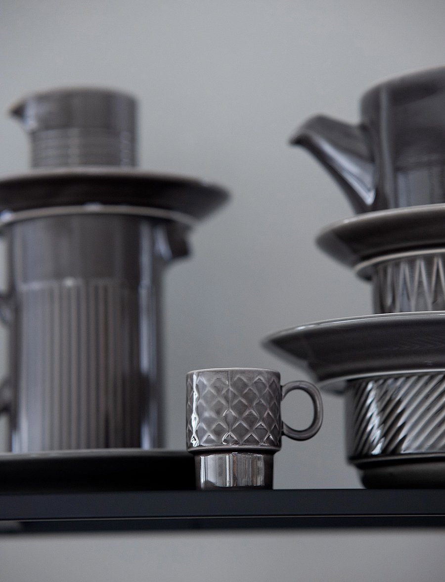 Sagaform - COFFEE & MORE, Mulled wine/Espresso cup 4-p - kaffetassen - grey - 0